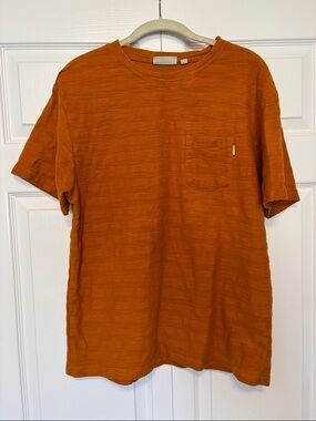 Men’s Orange Rhythm Cotton T-shirt Size Medium